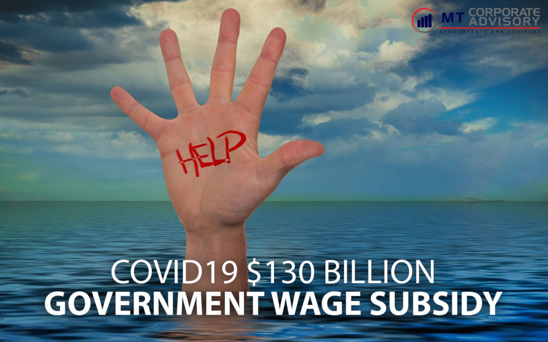 COVID19 $130 billion Government Wage Subsidy